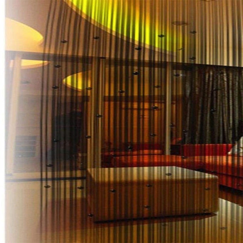 FUT String Tassel Crystal Beads Curtain, Partition Door Curtain Beaded String Curtain Door Screen Panel Home Decor Divider for Bridal Chamber Room Beauty Salon Bedroom New Home Hotel Decoration 1x2m - Image 1